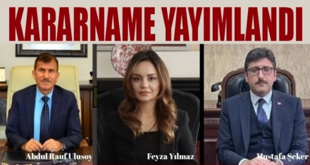 Kararname yayımlandı