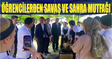 Savaş ve Sahra Mutfağı Tatbikatı Düzenlendi