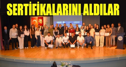 SERTİFİKALARINI ALDILAR